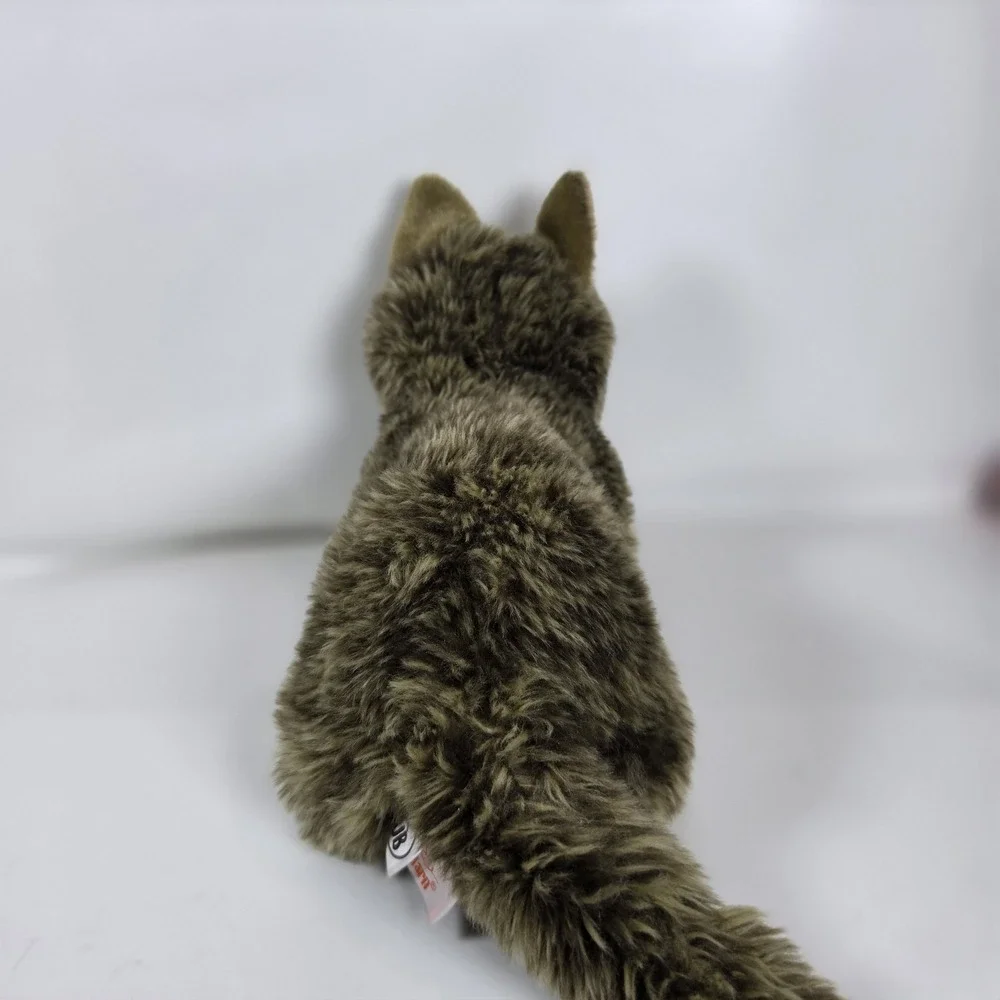 Cuddle Barn Lil Bub‎ Tabby Kitten Cat Big Green Eyes Plush Stuffed Animal Toy